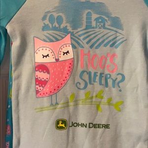 John Deere Tractor Supply Owl Barn PJs 2T